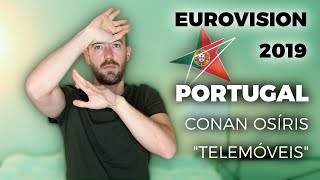 🇵🇹 Portugal  Conan Osíris quotTelemóveisquot  My reaction Eurovision 2019 [upl. by Ledairam]