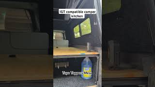 My IGT based camper kitchen progress 🙂 topotoppers igt canopycamper [upl. by Aytida]