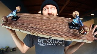 EPIC LASER CUT SKATEBOARD AND WHEELS  YOU MAKE IT WE SKATE IT EP 69 [upl. by Aniret]