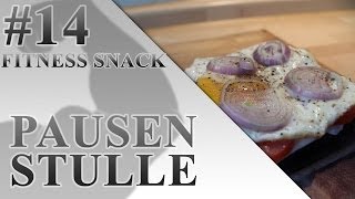 PausenStulle mit 35 Gramm Eiweiß  FITNESS SNACK 14 [upl. by Loftus]