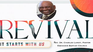 Neabsco Baptist Church Revival Rev Dr Charles Lundy Pastor  Ebenezer Baptist Church [upl. by Dasteel]