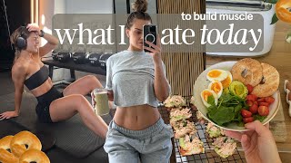 What I Ate Today To Build Muscle [upl. by Anyotal]