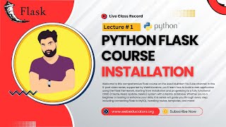 Python Flask Installation  Lecture  1  HindiUrdu  Python Flask Course  Asad Mukhtar python [upl. by Longan62]