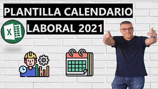 Plantilla de calendario laboral 2021 en Excel [upl. by Nerrat]