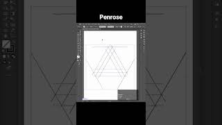 Penrose Triangle Designpenrose Triangle design Appleflavour lineart illustration highlight [upl. by Erland]