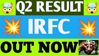 Irfc Q2 Results 2025  Irfc Results Today  Irfc share news today  Irfc latest news [upl. by Ydnil896]