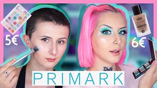 MAQUILLAGE PRIMARK À PARTIR DE 1€50   Crash Test avec ma soeur [upl. by Nemajneb]