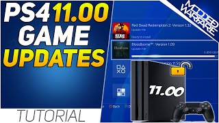 Installing PS4 Game Updates on 1100 Jailbreak [upl. by Hayse604]