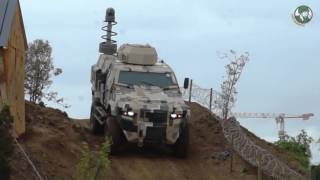 Eurosatory 2016 full live dynamic demonstration airland defense security exhibition Paris France [upl. by Morlee]