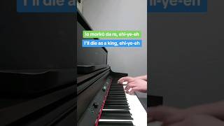 Morirò da re  Måneskin piano pianocover music maneskin måneskin maneskincover rock cover [upl. by Suirauqram]