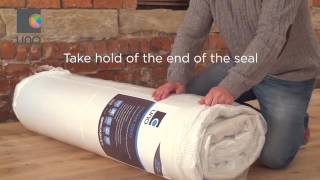 Breasley Uno Mattress  how to open your vacuum packed mattress [upl. by Shiff902]