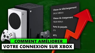 Xbox Series XS  comment améliorer sa connexionvitesse de téléchargement  🚀 [upl. by Adnertal363]