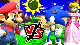 Sonic Steals Marios Girl  Super Smash Bros Ultimate Movies [upl. by Orgalim657]