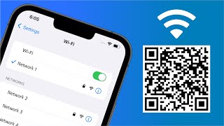 How To Create QR Code Of WiFi Password On iPhone [upl. by Lochner]