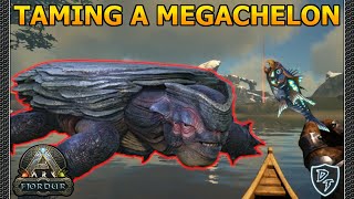 Taming a Megachelon  Ark Survival Evolved Fjordur  Episode 61 [upl. by Haily]