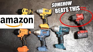 The Most Powerful Amazon Impact Wrenches vs Milwaukee Not Bad [upl. by Norita]