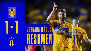 📹 El Resumen  Tigres 1  1 Atlas  Jornada 8  Clausura 2024 [upl. by Zorah41]