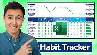 Make a Productivity Tracker in Excel  FREE File [upl. by Ardnaz460]