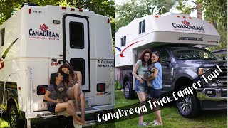 CanaDream RV Truck Camper Tour in Okanagan BC  LESBIAN TRAVEL VLOG  Lez See the World [upl. by Naret644]