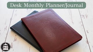 Desk Monthly PlannerJournal  Gallery Leather [upl. by Ventre]