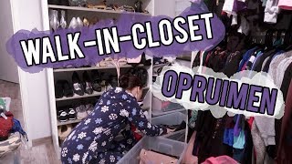 Walk in closet volledig opruimen ❤ Opruimvideo  Beautygloss [upl. by Nnayt]