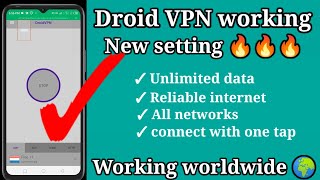 Droid VPN settings for fast internet and easy connection [upl. by Errehs]