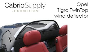 WIND DEFLECTOR OPEL TIGRA 2004  2009  INSTALLATION [upl. by Riay]