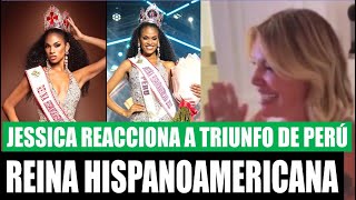 Arlette Rujel gana REINA HISPANOAMERICANA 2023 Jessica Newton celebra [upl. by Egres]