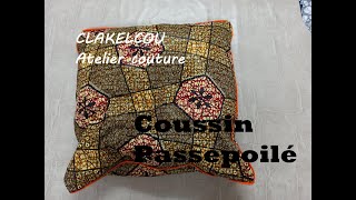 faire un coussin avec du passepoil [upl. by Mailliw842]