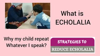 Best methods to reduce Echolaliahow to break the pattern of echolalia speech therapy at home [upl. by Kurth]