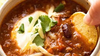 Easy amp fast Chili con Carne • Mexican chili meat stew recipe [upl. by Lyndell]