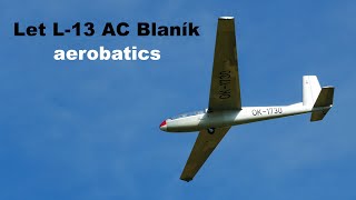 Let L13 AC Blanik aerobatics  Oldtimer weekend 2021  4K [upl. by Jehoash489]