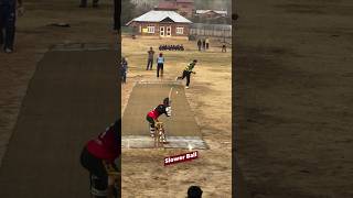 Rate this slower ball🏏 cricket slower shorts shortsfeed cricketshorts [upl. by Aileno]