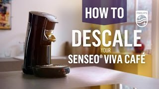 How to descale your Senseo® Viva Café©  Philips  HD7825 [upl. by Ecinuahs]