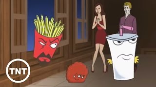 Aqua Teen Hunger Force versus Crónicas Vampíricas  Adult Swim  TNT [upl. by Annorah]