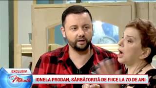 Ionela Prodan sarbatorita de fiice la 70 de ani [upl. by Anaoy]