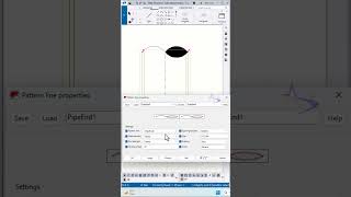 Draw a pattern line  pipe end in drawings  Tekla Structures [upl. by Grindlay]