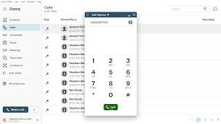 Ooma Office Tutorial Accessing Communications Log [upl. by Postman532]