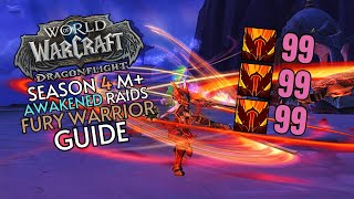 Dragonflight Season 4 FURY WARRIOR Quick Guide  Raid and M [upl. by Korb]