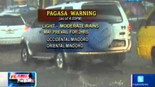 Flash Report PAGASA warning as of 405PM [upl. by Anitrak]