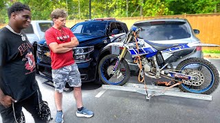 Seller SO NERVOUS Made Him Buy Dirt Bike At POLICE STATION FACEBOOK [upl. by Ecile]