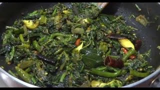 How to make thotakura fry in telugu [upl. by Notsruht121]