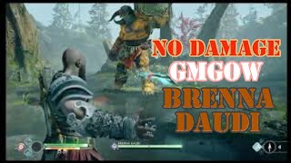 Brenna Daudi Battle No DamageGMGOWDifficulty God of War 2018 [upl. by Smitt]