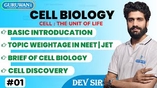 CELL BIOLOGYBRIEF  Cell  The unit of Life  cell  Cell theory  class 11NEET  JET  Deva [upl. by Schaeffer48]