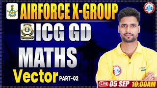 Airforce X Group Classes 2024  ICG GD Maths Practice Set  Maths By Vishal Sir [upl. by Ardyth]