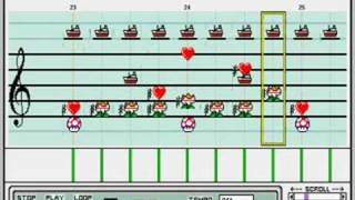 Weezer  Pork and Beans Mario Paint [upl. by Iruy869]