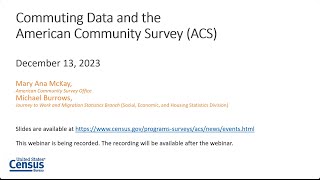 Exploring American Community Survey Commuting Data [upl. by Duff]