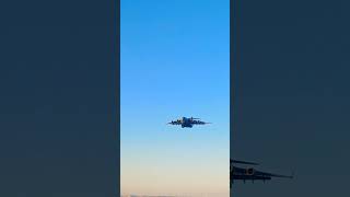 Giant C17 landing at Larnaca airportsea airplane aviation cyprusisland bigplanes planespotting [upl. by Ilellan]