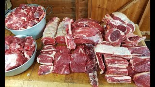 How To Butcher A Cow A Forequarter Of Beef Part2 Retail Cuts SRP [upl. by Adamek]