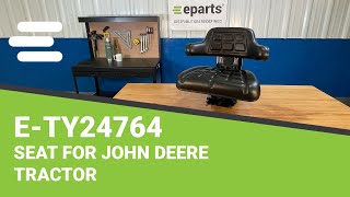 Review Seat for John Deere 2040 Tractor  epartsshop [upl. by Odrahcir]